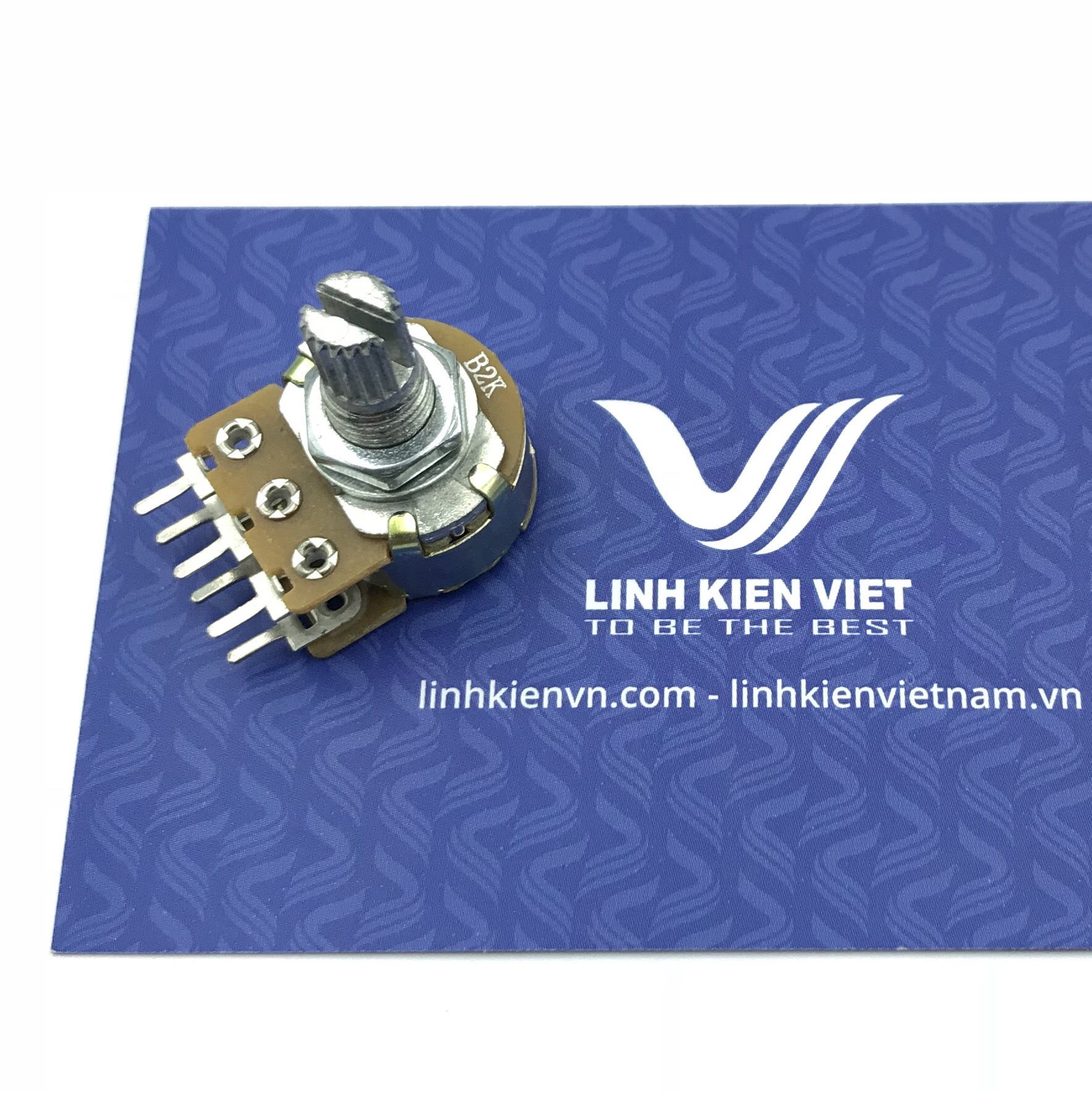 CHIẾT ÁP ĐÔI 2K | BIẾN TRỞ ĐÔI 2K WH148-2 15mm - K3H1