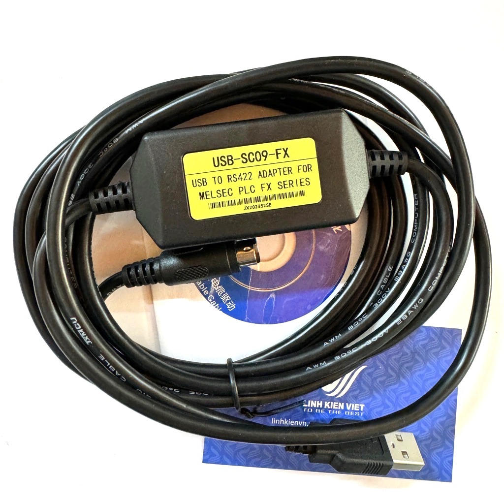 CÁP NẠP USB-SC09-FX / CHO PLC FX1S 1N 2N 3U, Bo mạch PLC