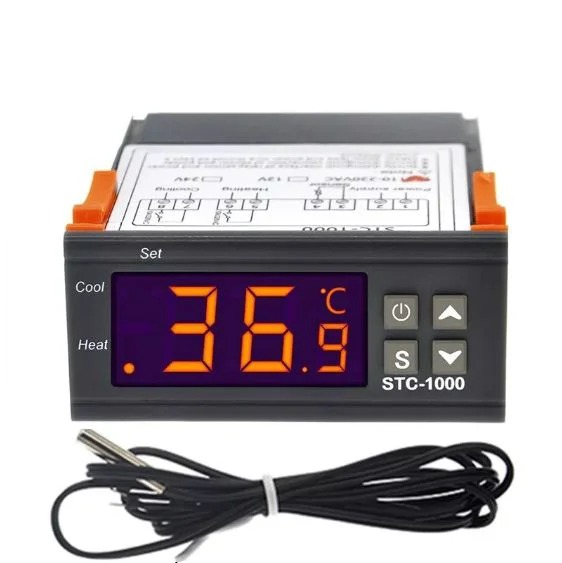 Bộ điều khiển nhiệt độ STC-1000 24VDC 1500W / dùng ấp trứng, bể cá, nhà yến