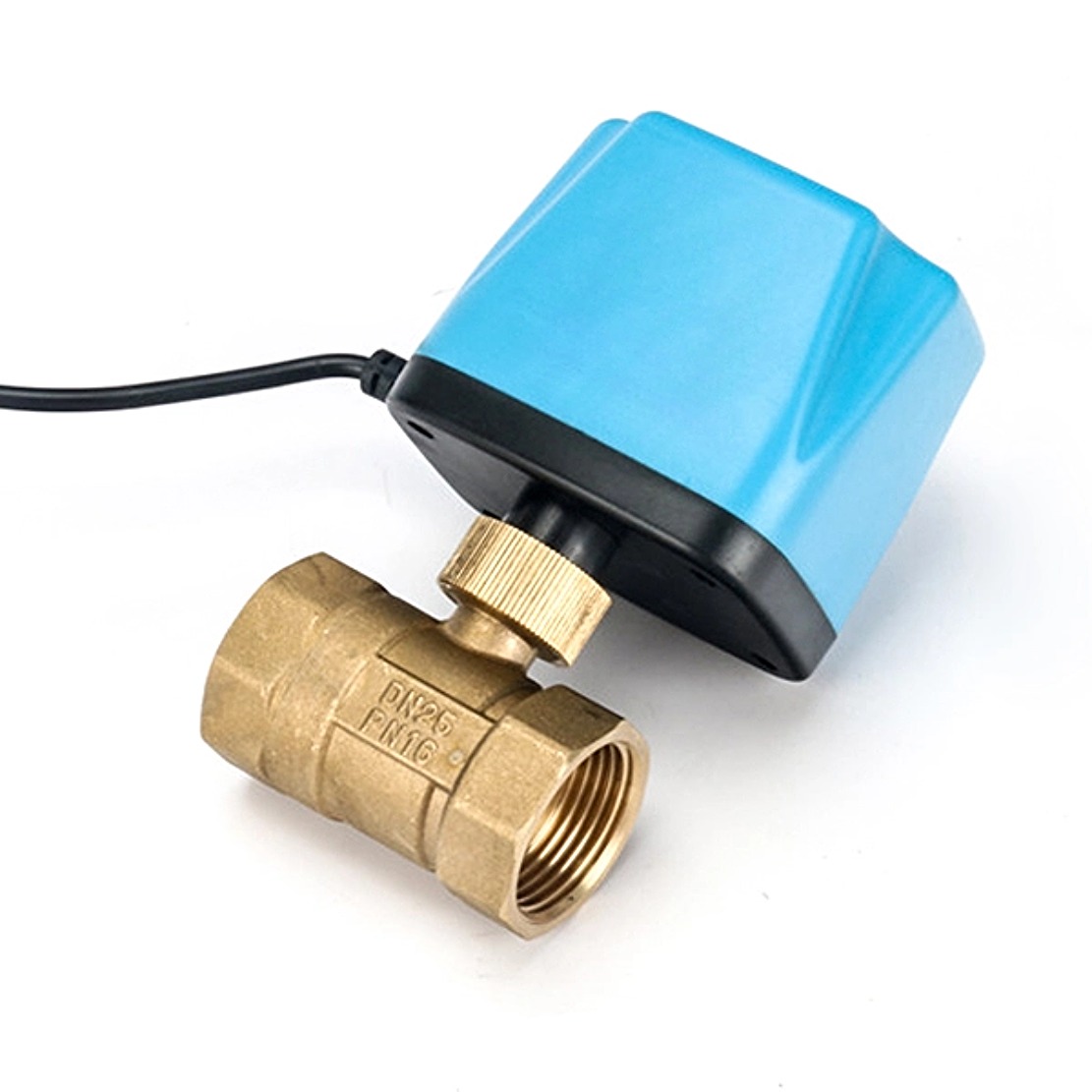 Van điện 21mm DN15 DC 24V / van nước bi điện độ bền cao