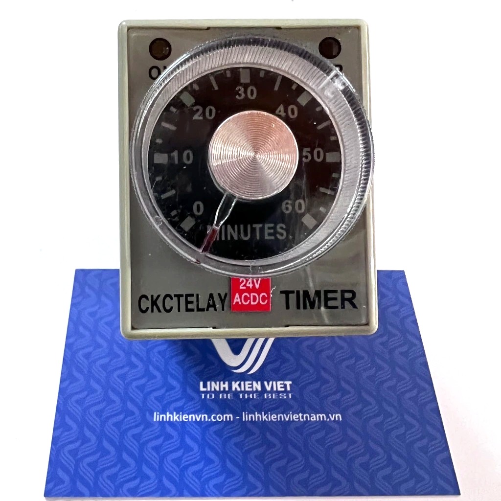 Rơ le thời gian AH3-3 24V 60 phút / Relay Timer AH3-3 - A2H12