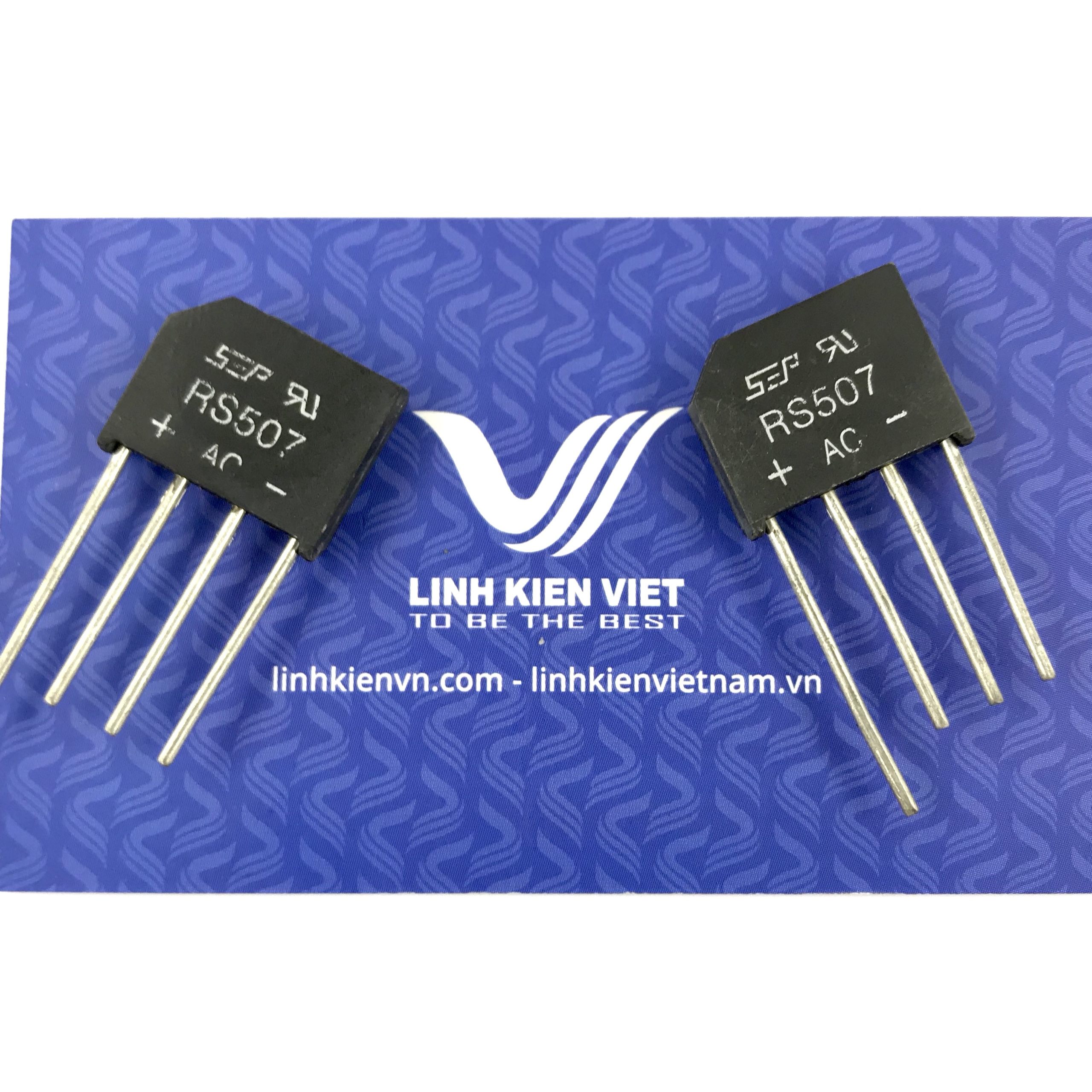 Diode cầu dẹt RS507 5A 1000V - B6H16(KB3H3)