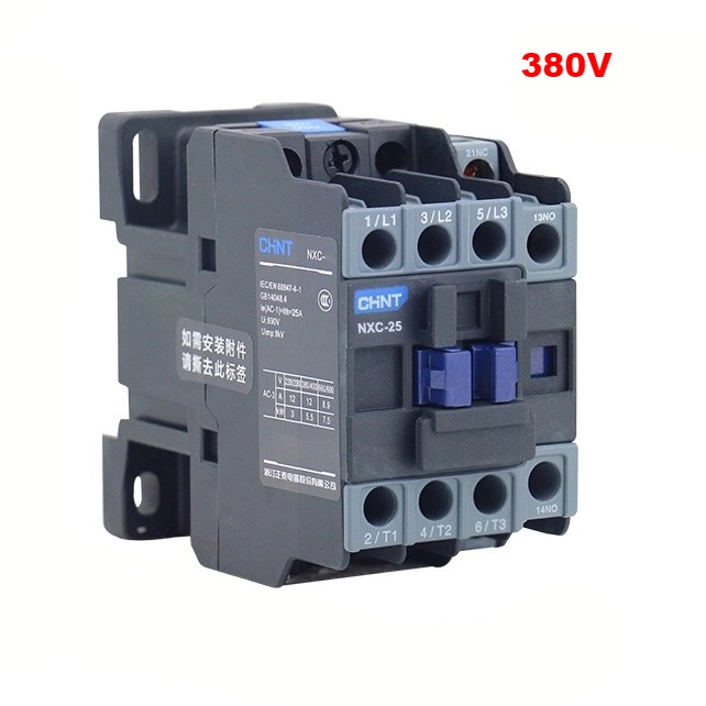 Khởi động từ 25A 380V NXC-25 / chính hãng Chint / Contactor Chint NXC-25 11kW