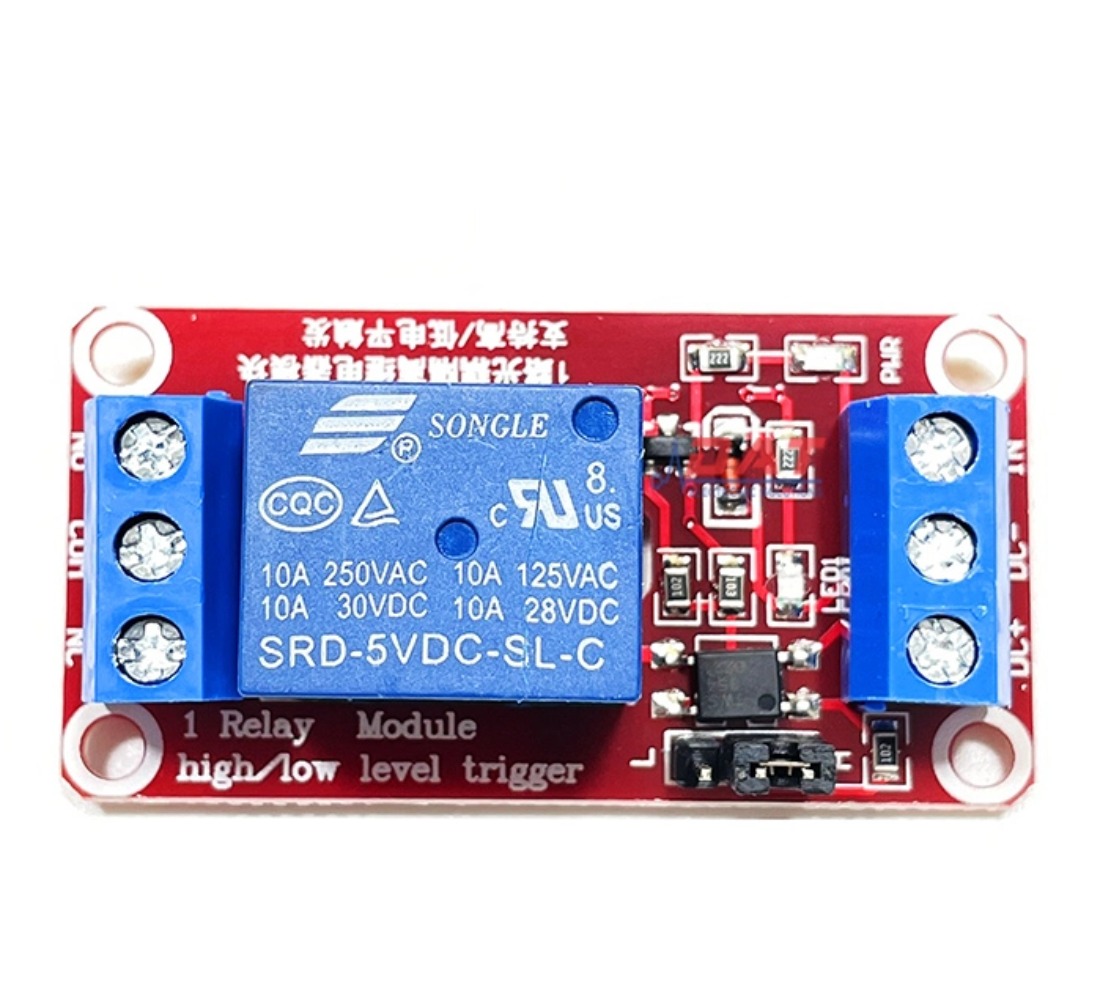 Bo mạch rơ le 1 kênh 5V 10A chọn mức kích hoạt / module relay 5V - B2H14