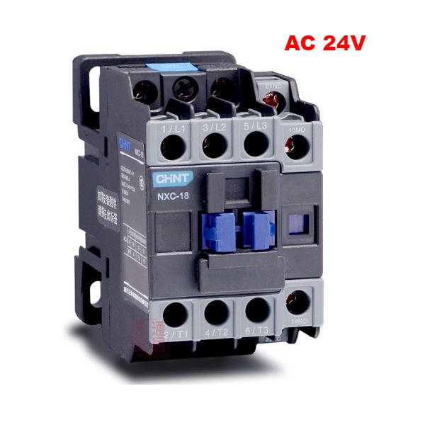 Khởi động từ Chint 18A 24VAC NXC-18 / Contactor Chint 7.5kW