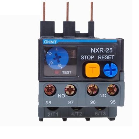 Rơ le nhiệt NXR-25 7-10A chính hãng Chint /Relay nhiệt NXR-25