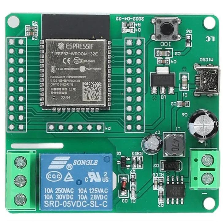 Bo mạch rơ le ESP32 1 kênh / 5-60V module wifi bluetooth / S3H6