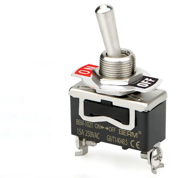 Công tắc gạt chống cháy BERM E-TEN1021 15A 250V 2 trạng thái - K5H14