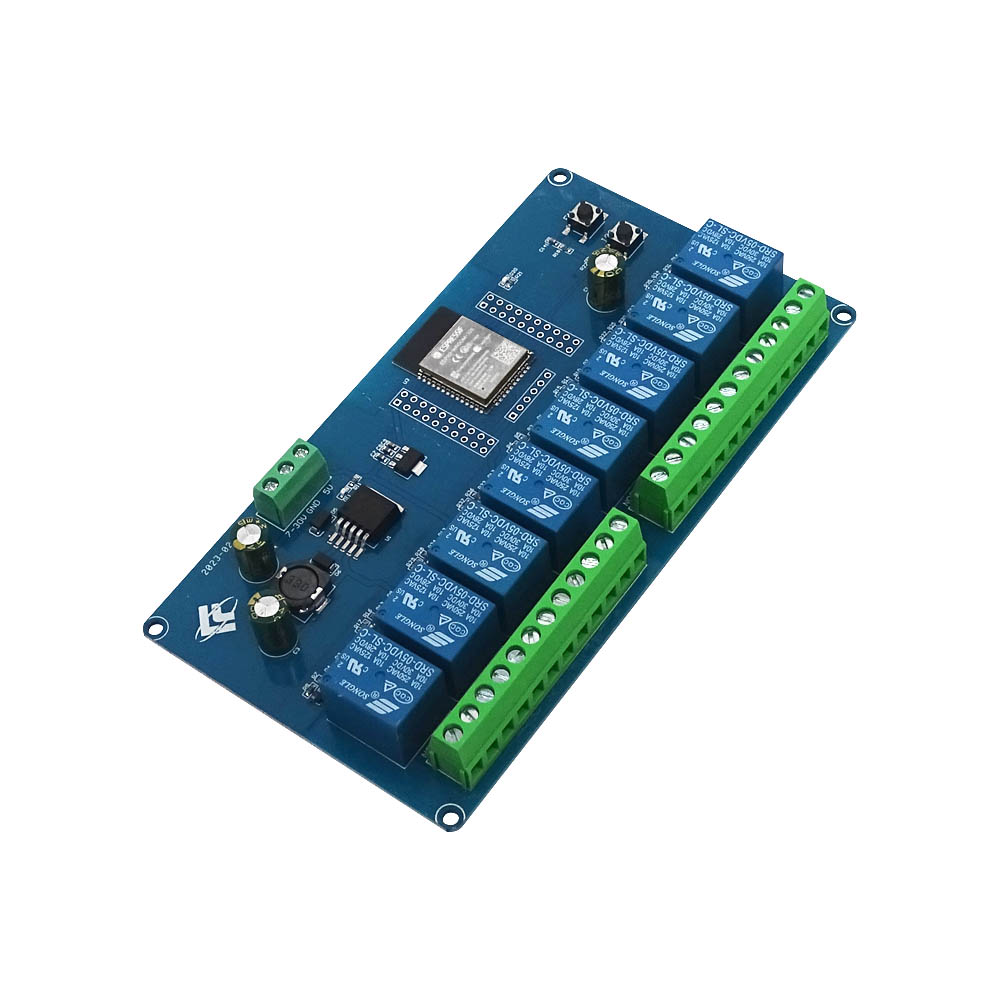 Bo mạch rơ le ESP32 8 kênh / 5-30V module wifi bluetooth / S2H8