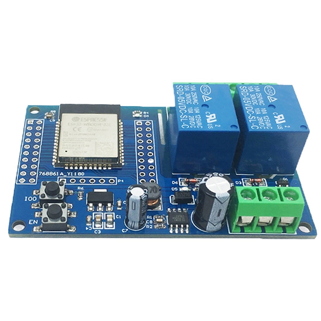Bo mạch rơ le ESP32 2 kênh / 5-60V module wifi bluetooth / S2H4