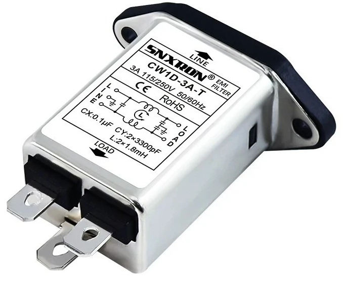Bộ Lọc nguồn EMI 10A CW1D-10A-T / chống nhiễu - B9H9