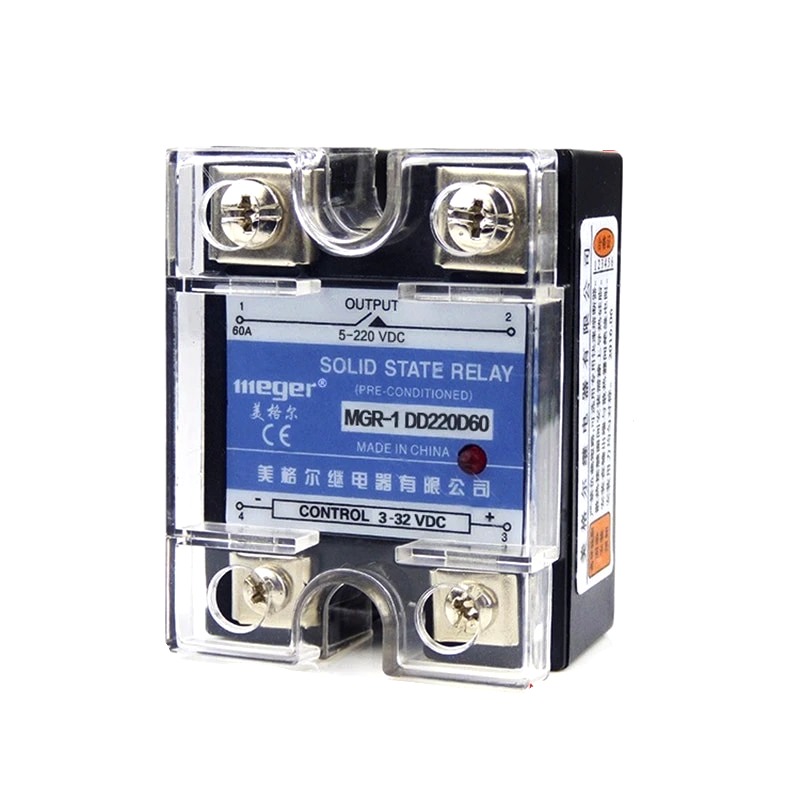 Rơ le bán dẫn DC-DC MGR-1 DD220D60 60A / Relay SSR 60DD chất lượng cao - B5H9