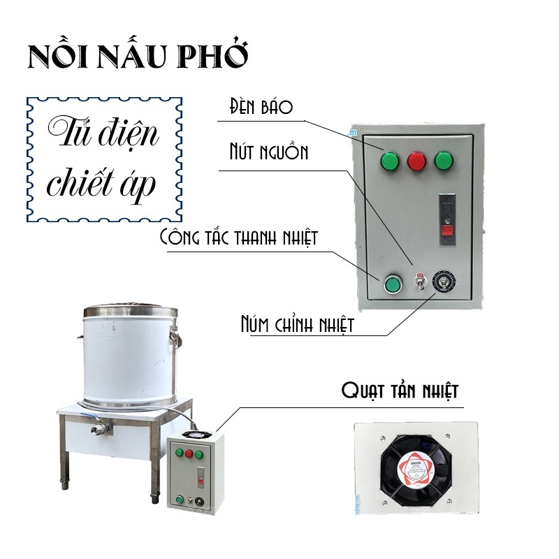 Cấu tạo nồi nấu phở