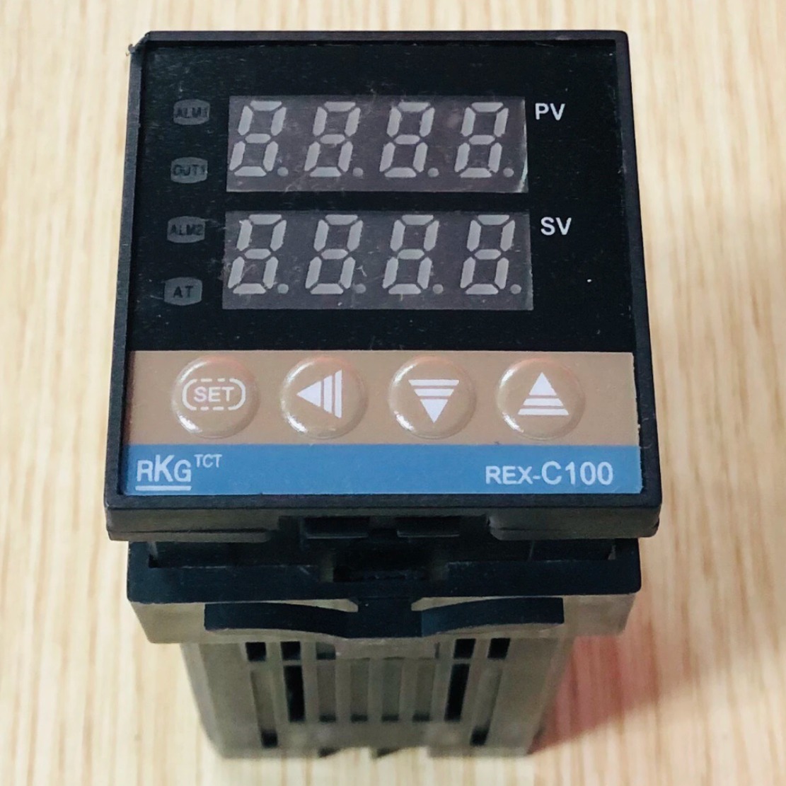 Bộ điều khiển nhiệt độ REX C100FK02 M*DA đầu ra Relay / Điều khiển nhiệt độ REX C100 cho can K 0-400 độ