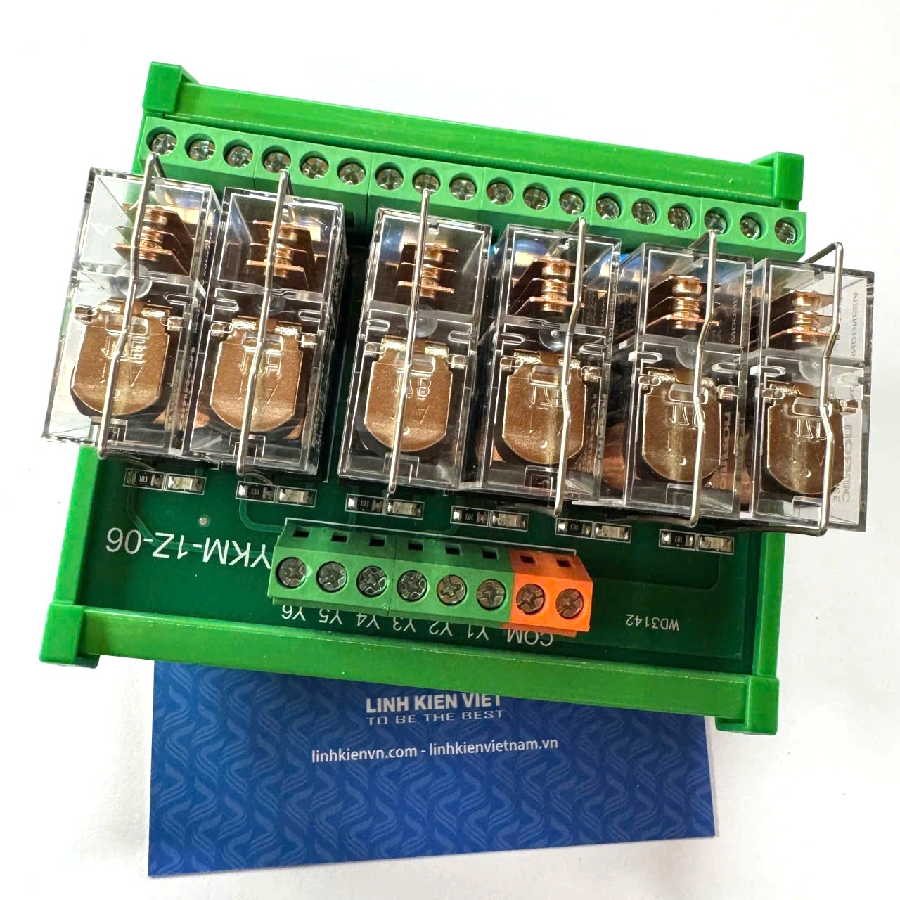 Bo mạch rơ le 24V 16A 6 Kênh G2R-1-E / cài ray / Module Relay G2R-1-E 6 Kênh 24V