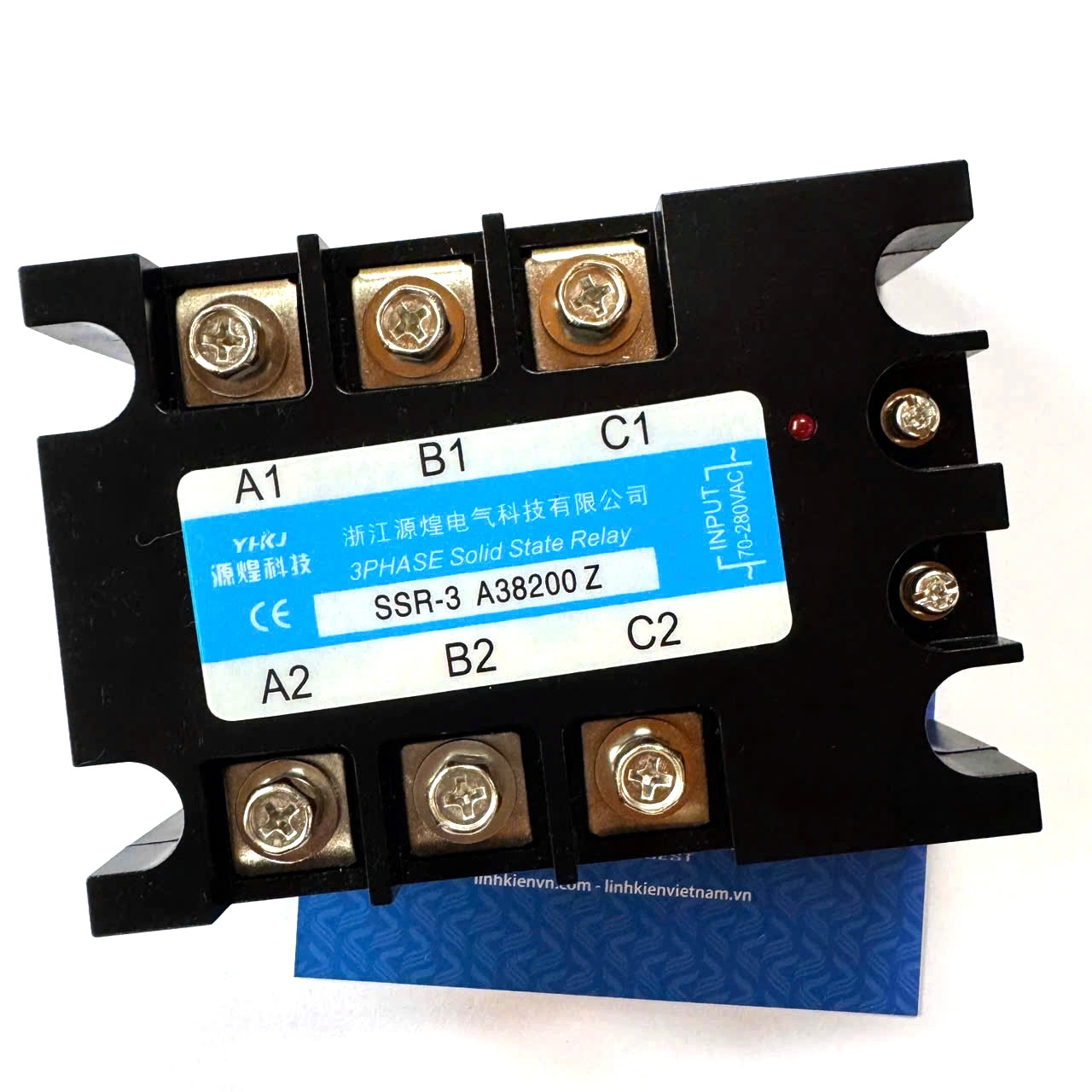 Rơ le bán dẫn 3 pha 200A SSR3-A38200 / YHKJ / RELAY SSR AC-AC
