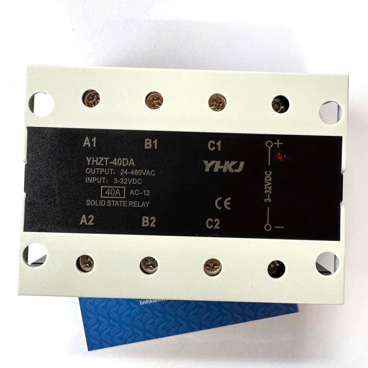 Rơ le bán dẫn 3 pha SSR YHZT-40DA / YHKJ / Relay DC-AC thay thế D4840Z 40A