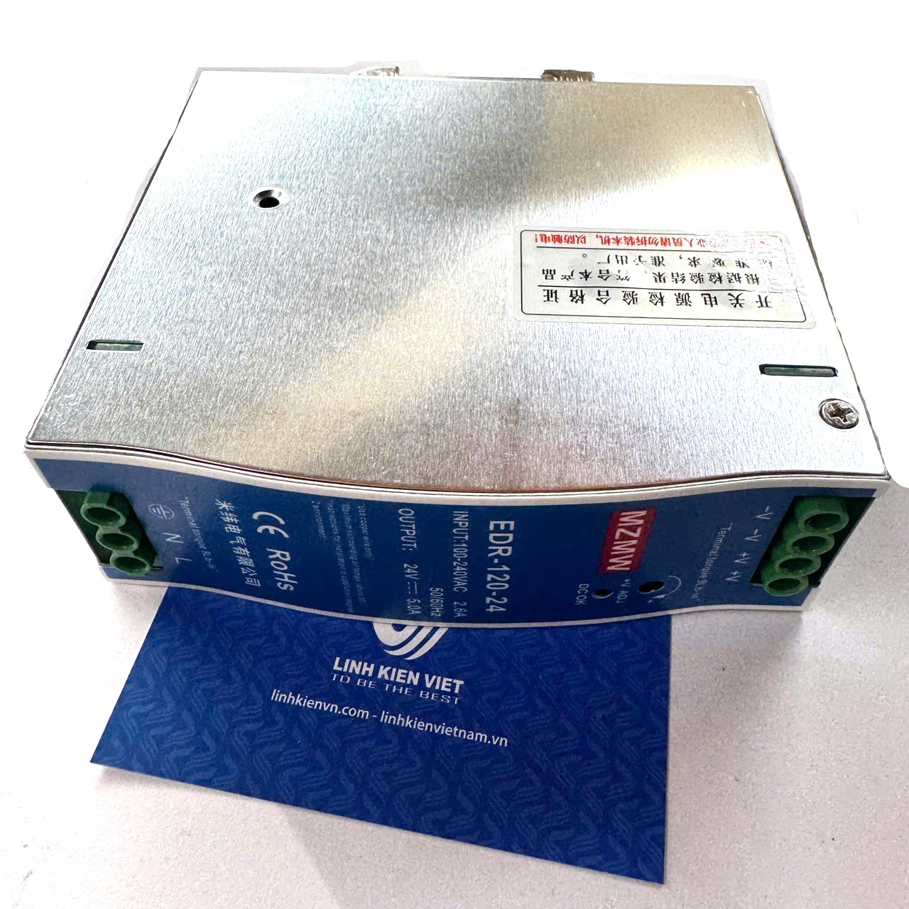 Nguồn tủ điện 24V 5A EDR-120-24 / MZMW