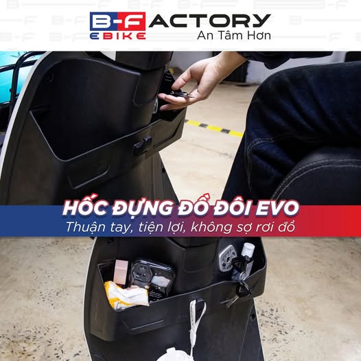 Lắp đặt hộc đồ Evo 200