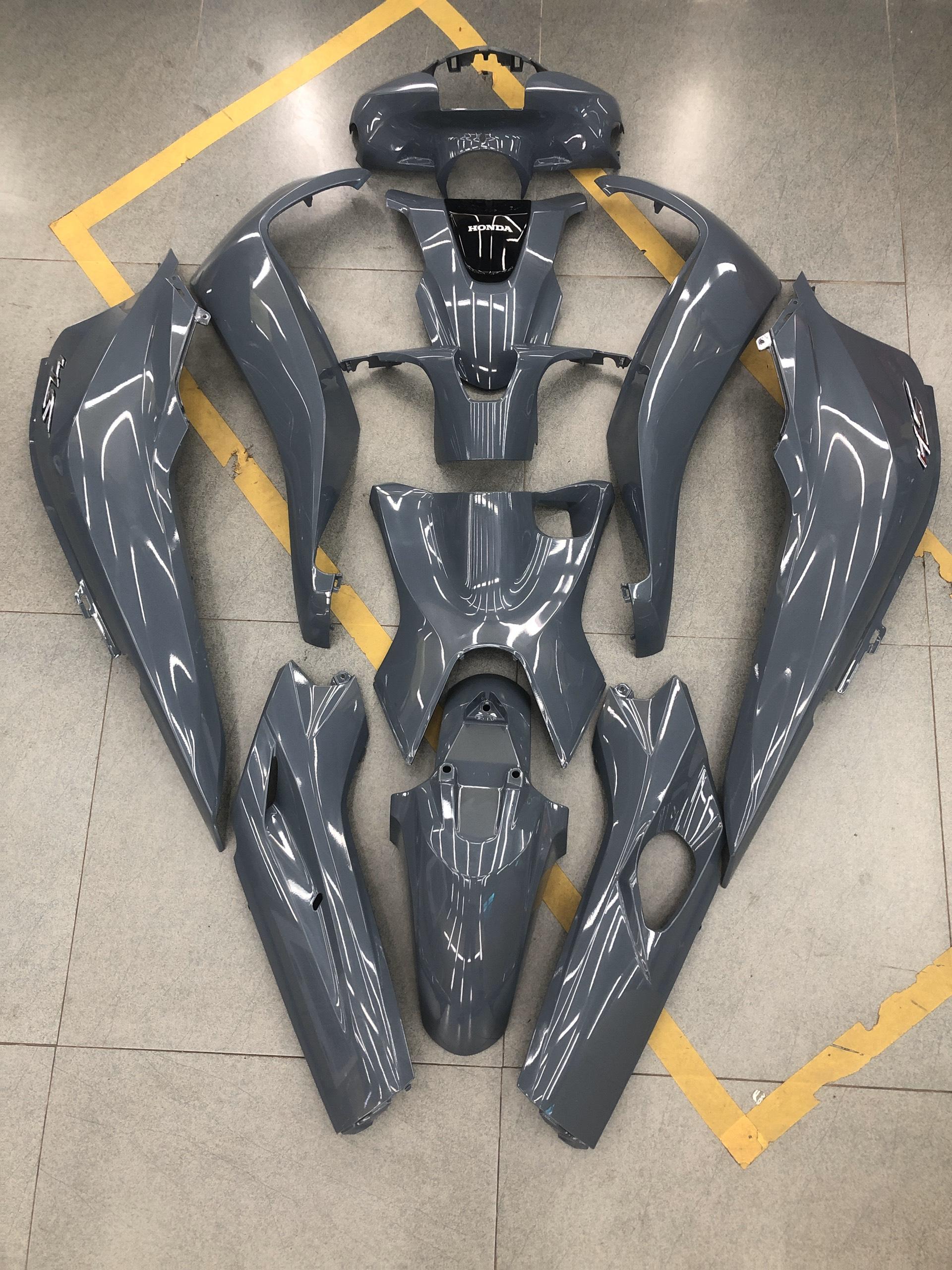 quy trinh son xe sh thao dan ao xu ly rieng