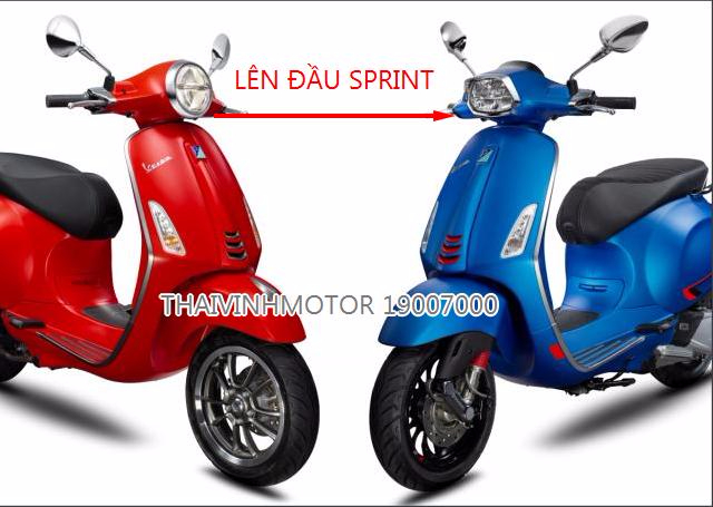 Lên đầu vespa sprint