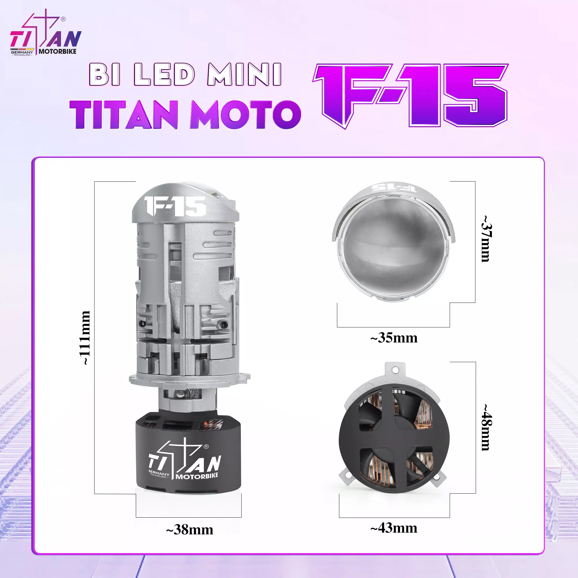 hieu nang chieu sang bi led mini f15 5500k