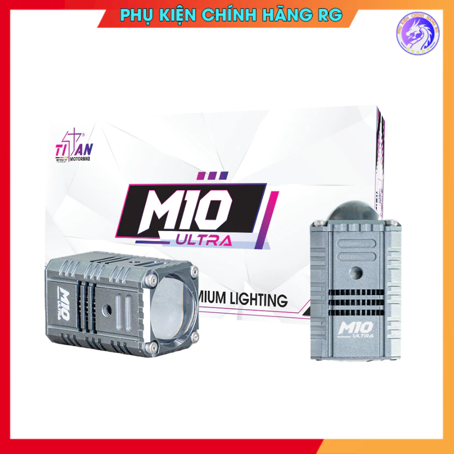 Đèn trợ sáng Titan M10 Ultra v1 xe máy tại Đà Nẵng