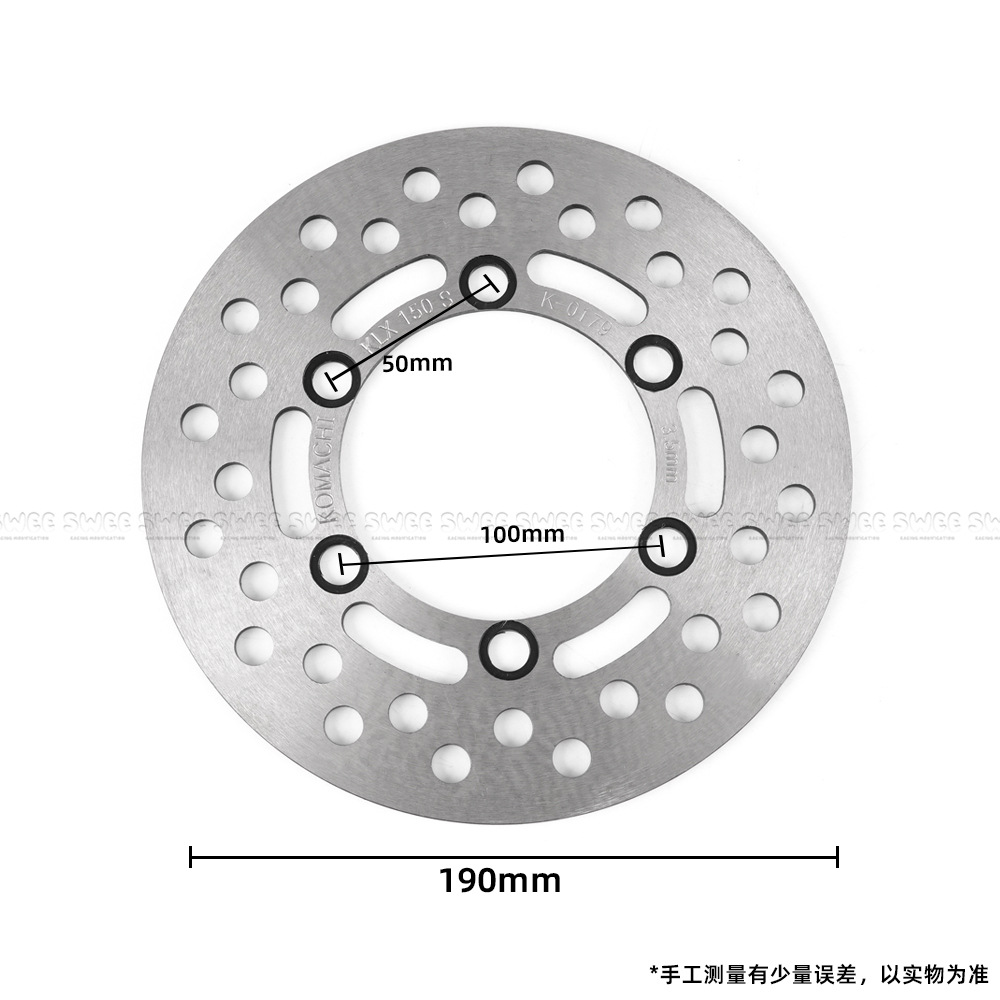 dia thang sau xe cao cao klx 150 thep chiu luc