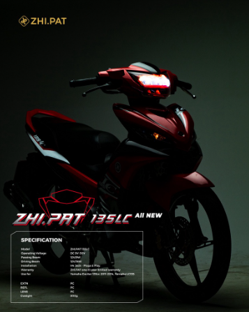exciter 135 lap den led 2 tang sportline