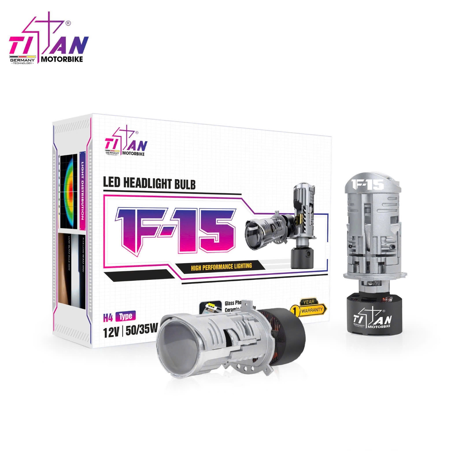 bi led mini titan moto f15 chinh hang da nang