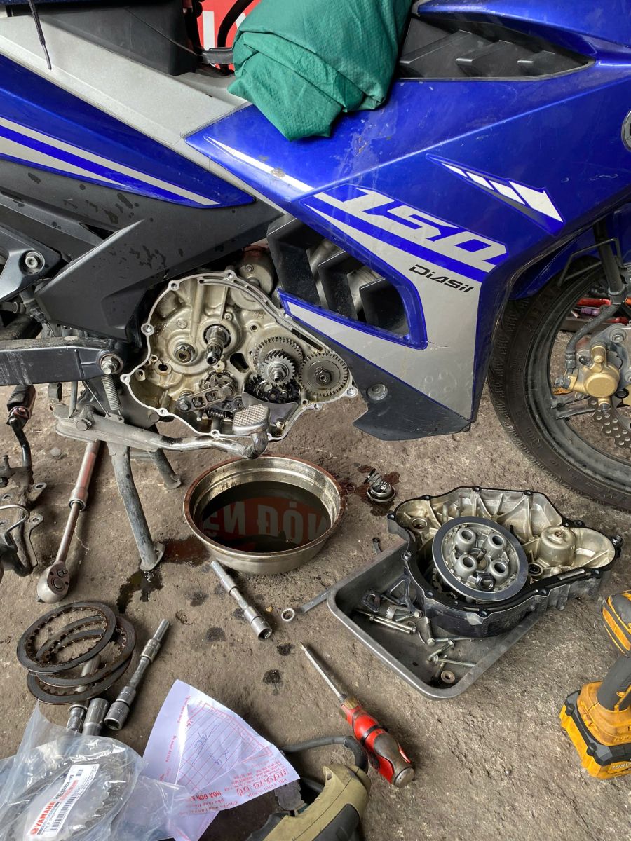 Làm nồi Exciter 150 tại Đà Nẵng