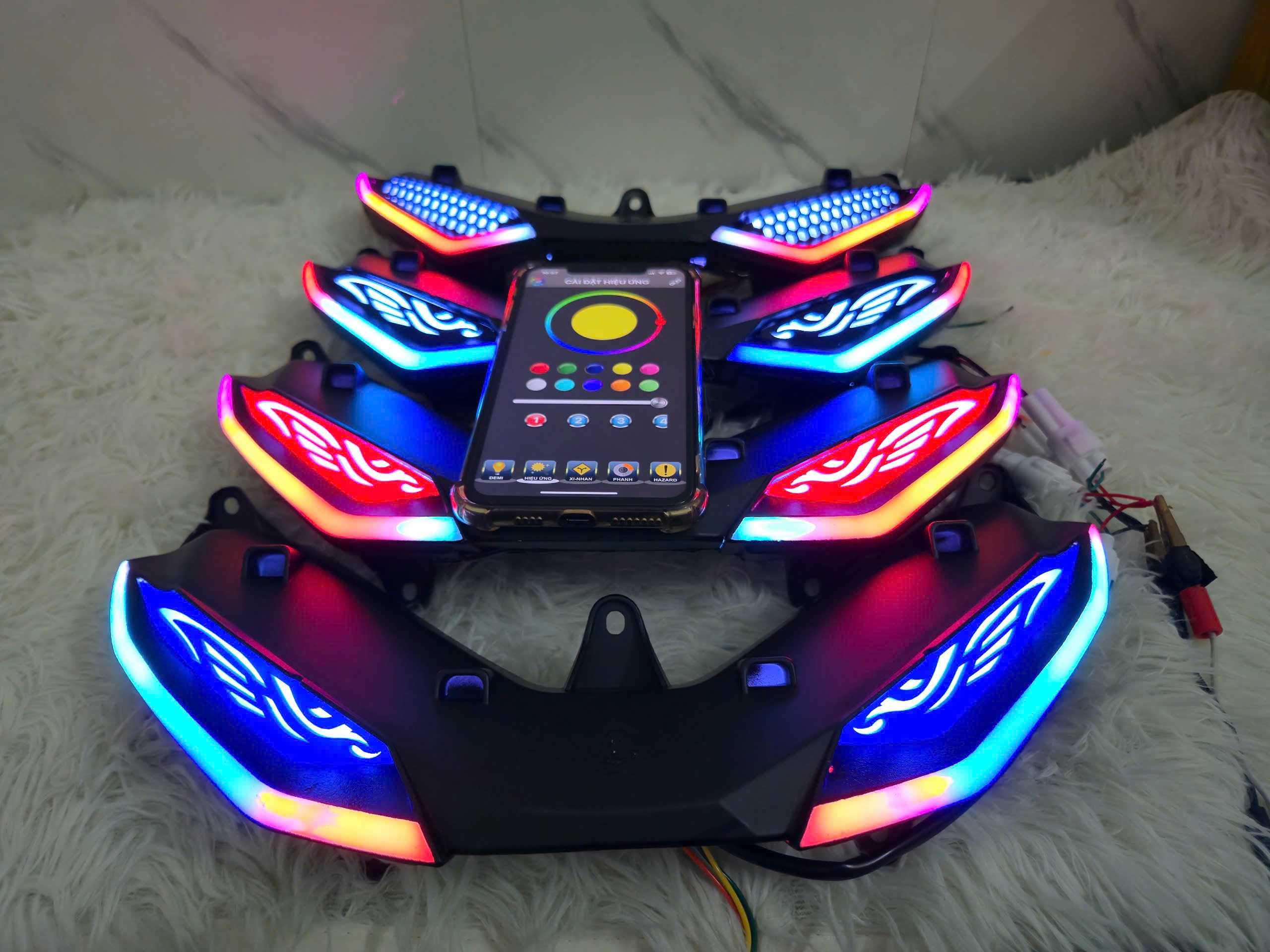 led audi ex 150 tai thai vinh motor