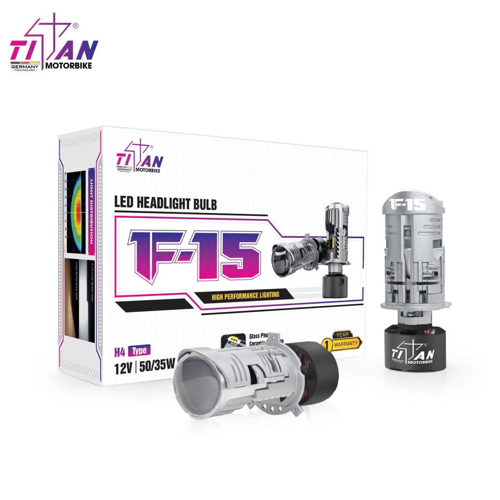 LED H4 Titan cho Yamaha PG1