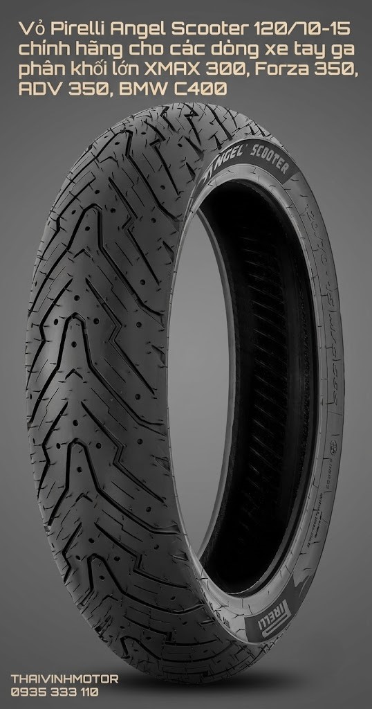 lop truoc pirelli 120 70 15 cho yamaha xmax 300