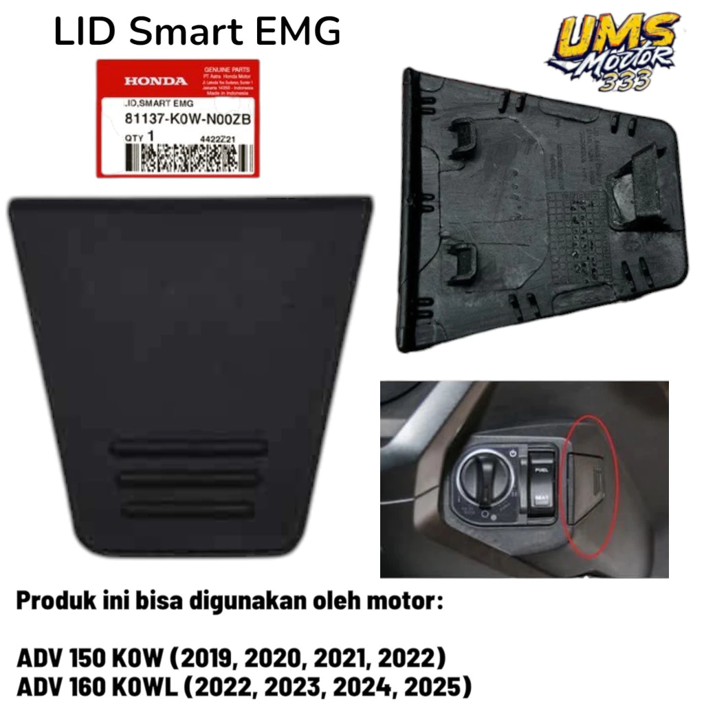 nắp đậy ổ khóa smartkey honda adv 160 chính hãng