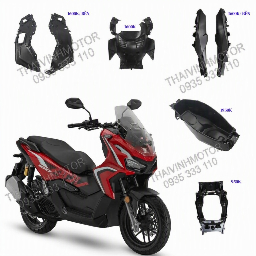 nhua nham san de chan sau xe honda adv