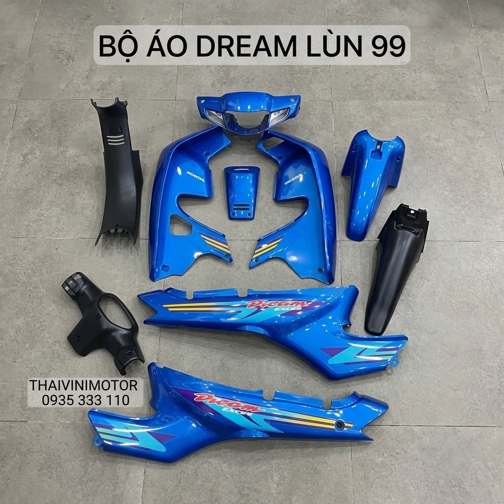 dan ao dream lun 99 mau xanh thai lan