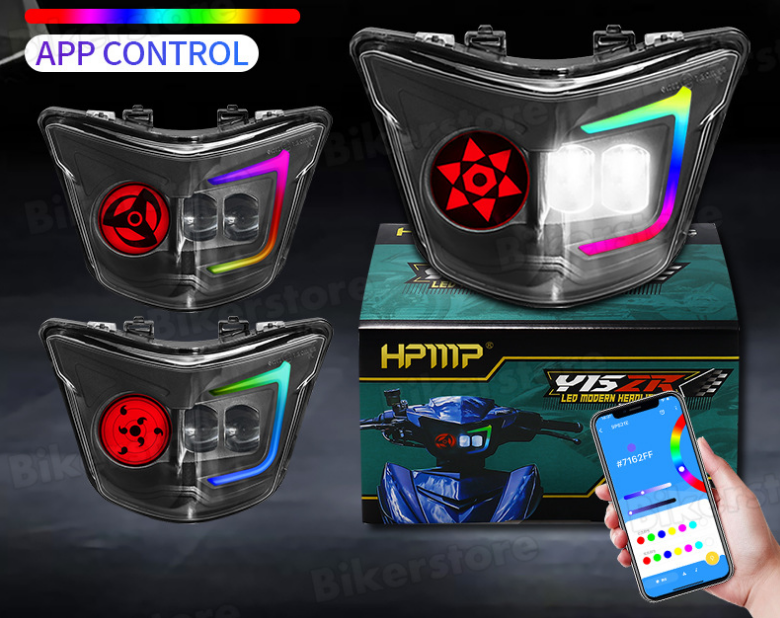 bo led audi app control cho exciter
