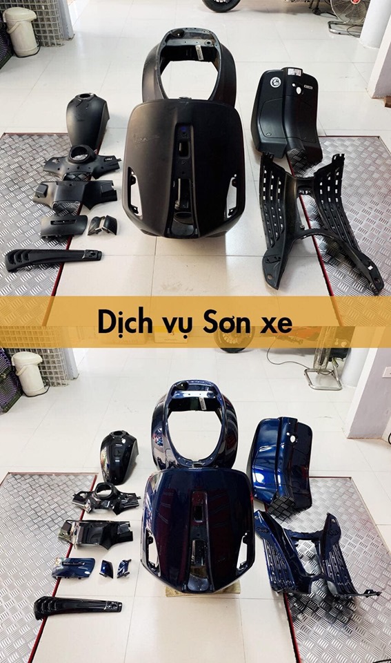 Sơn mâm, dàn chân xe máy tại Đà Nẵng