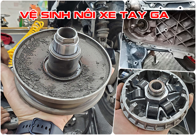 gara lam noi con xega da nang ve sinh loc may bao duong