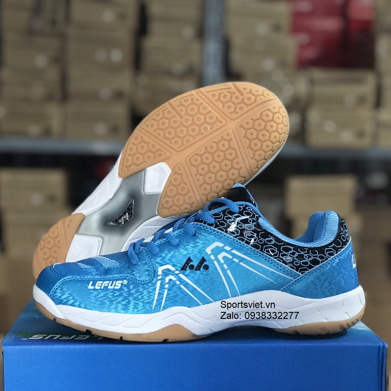 giay-cau-long-bong-chuyen-lefus-l021-xanh-sportsviet