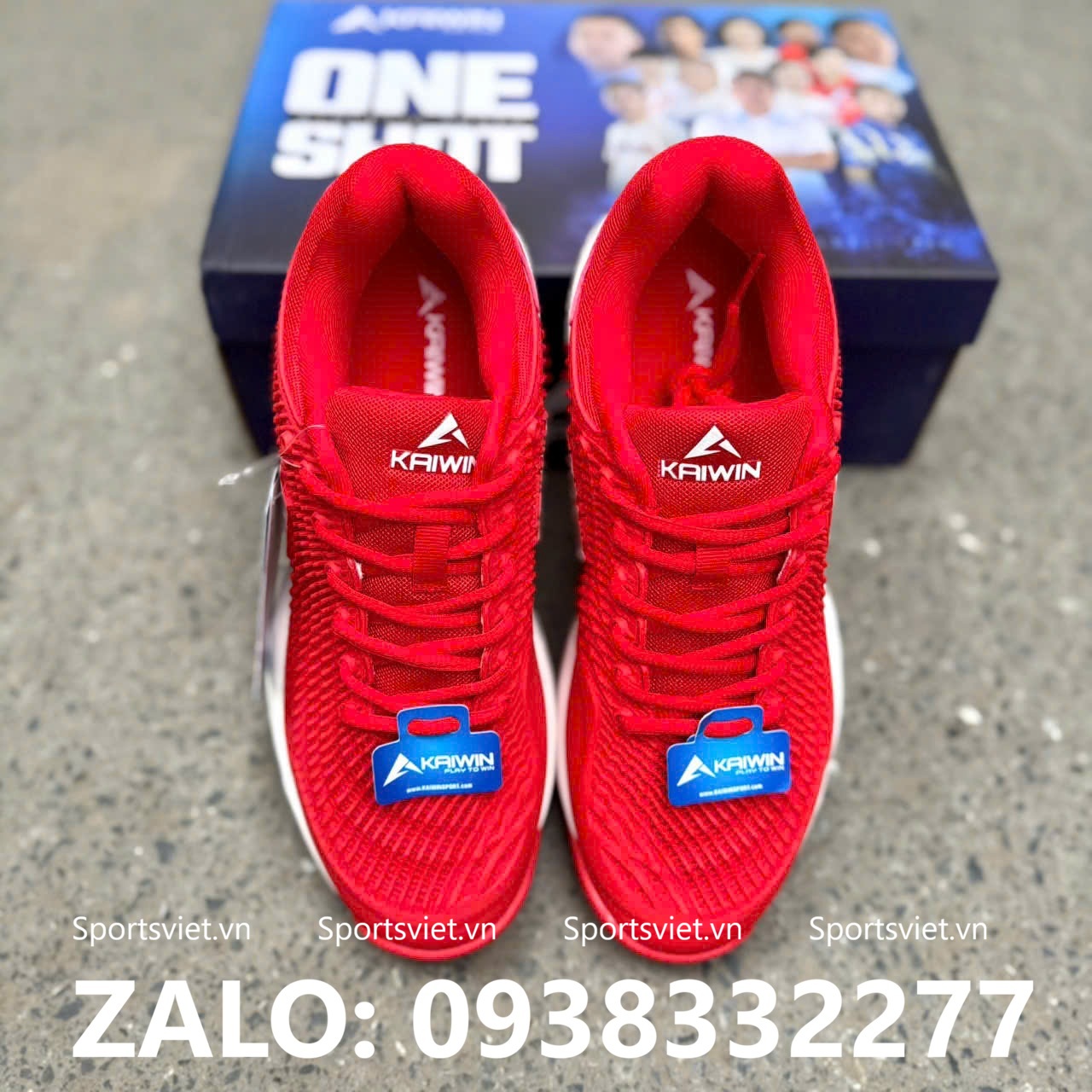 giay-pickleball-kaiwin-oneshot-nam-nu-chinh-hang-mau-do-re