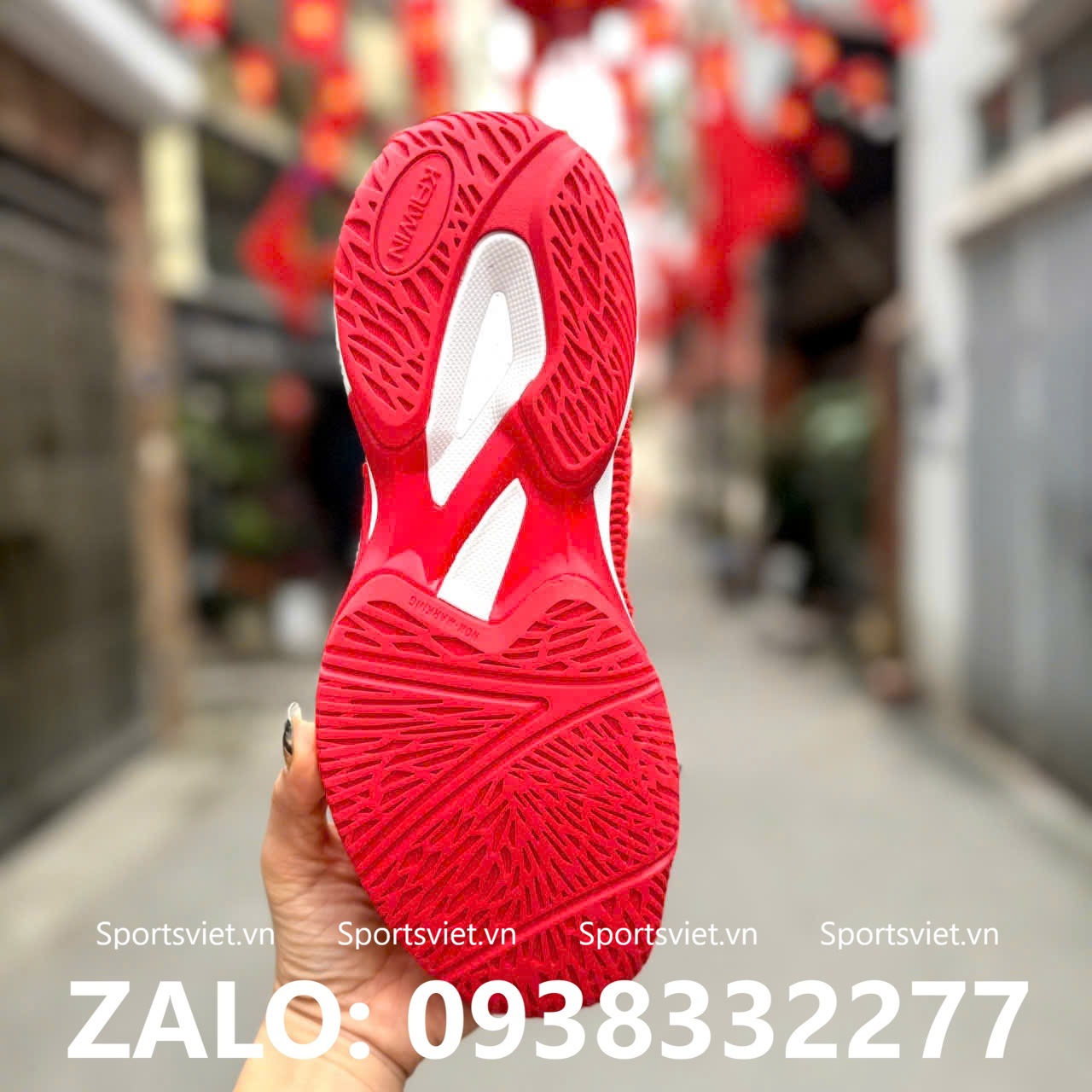 giay-pickleball-kaiwin-oneshot-nam-nu-chinh-hang-mau-do-re