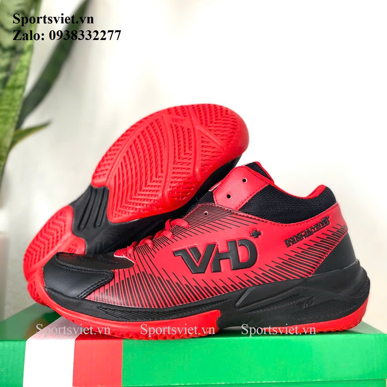 giay-vhd-bong-chuyen-san-be-tong-mau-do-den-nam-chinh-hang-gia-re