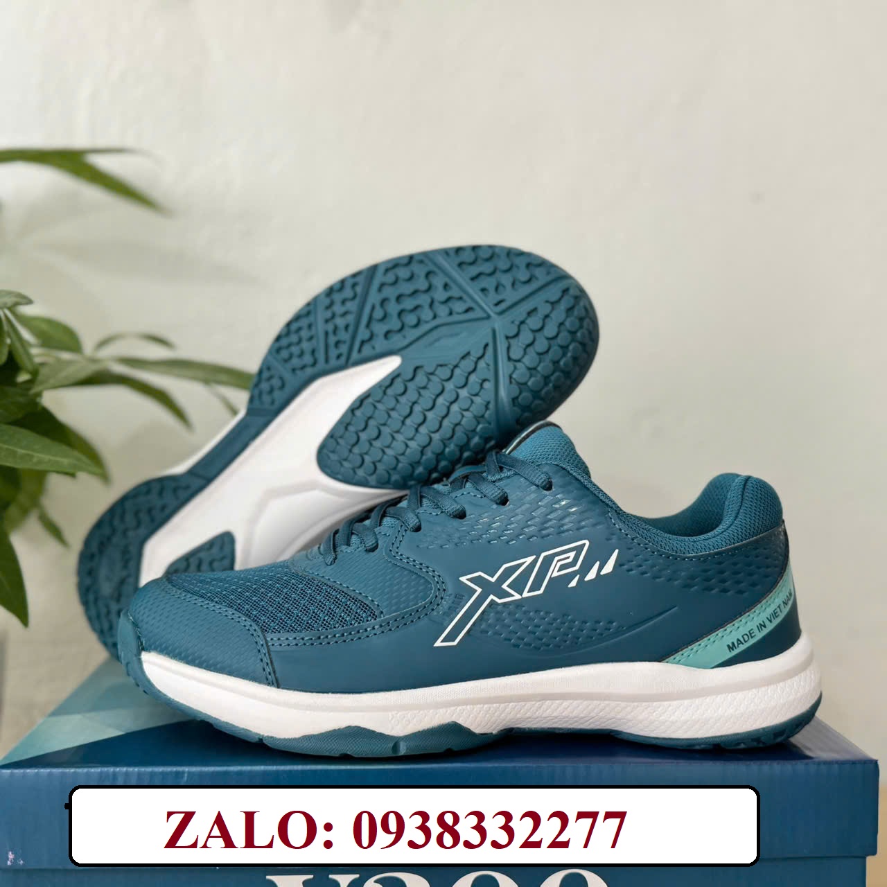 giay-xp-v200-xanh-cau-long-bong-chuyen-pickleball-nam-nu