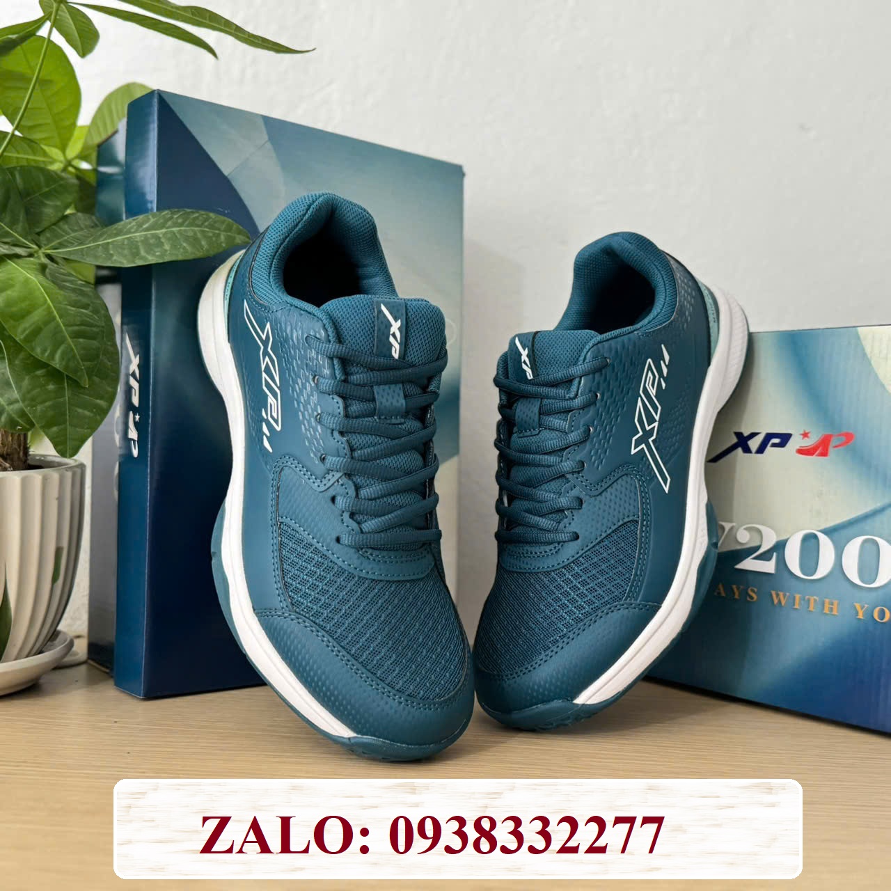 giay-xp-v200-xanh-cau-long-bong-chuyen-pickleball-nam-nu