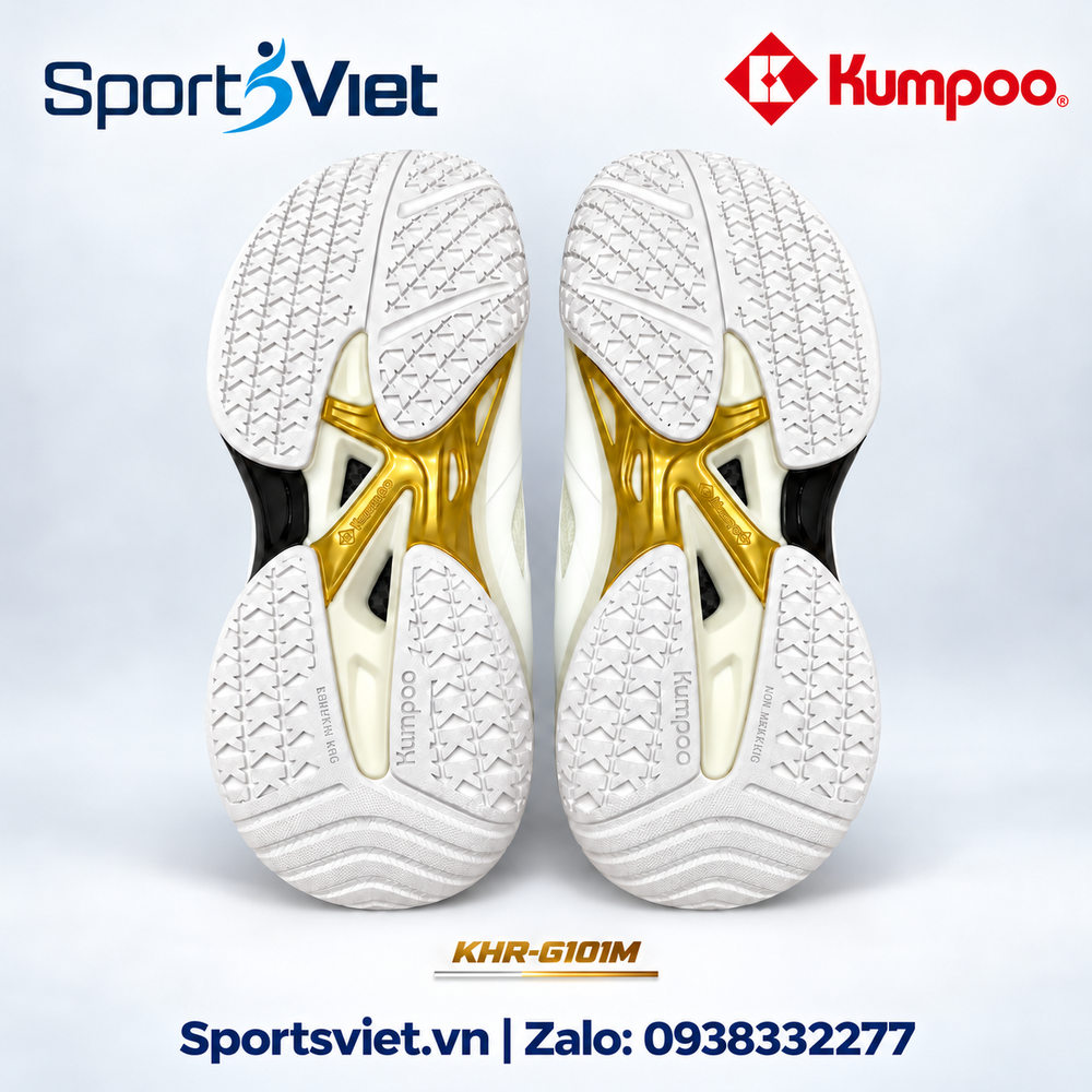 Giay-Kumpoo-KHR-101M-cau-long-pickleball-bong-chuyen-nam-nu-chinh-hang-gia-re-trang-den