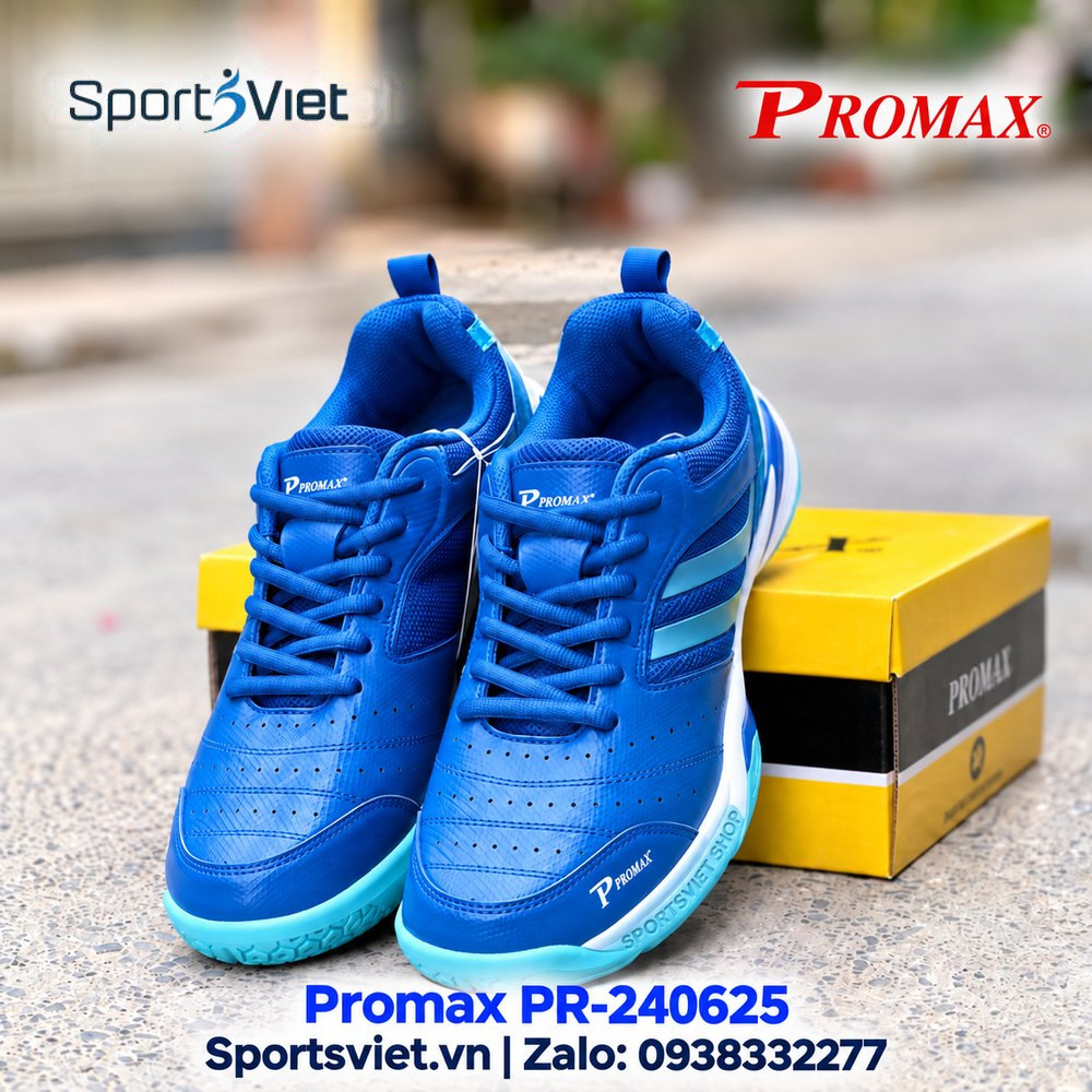 Giay-cau-long-pickleball-bong-chuyen-Promax-PR-240625-nam-nu-chinh-hang-gia-re-mau-xanh