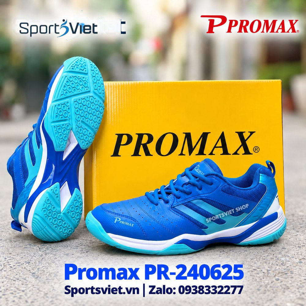 Giay-cau-long-pickleball-bong-chuyen-Promax-PR-240625-nam-nu-chinh-hang-gia-re-mau-xanh