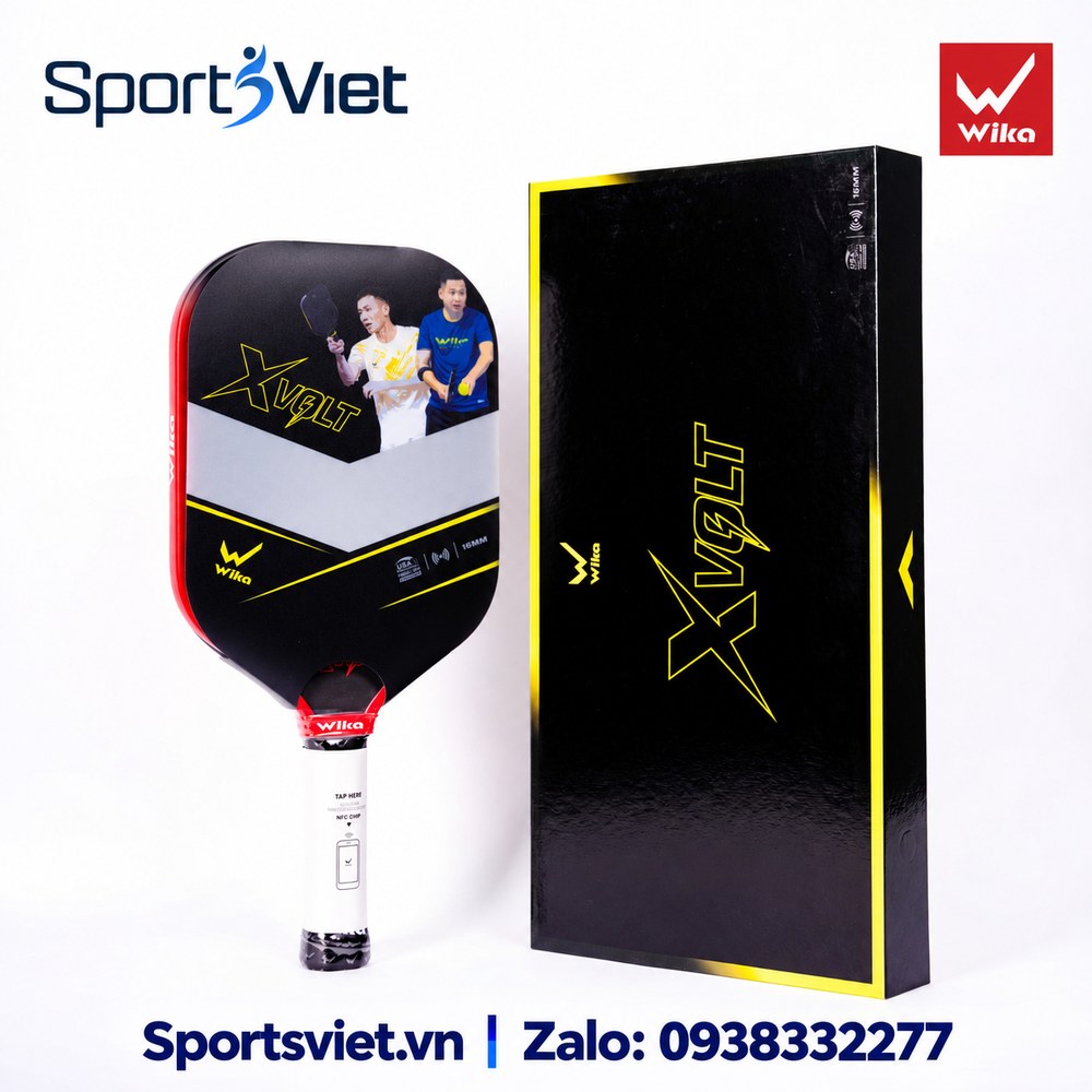 Vot-pickleball-Wika-X-Volt-chinh-hang-nam-do-tim-xanh-xam-vang